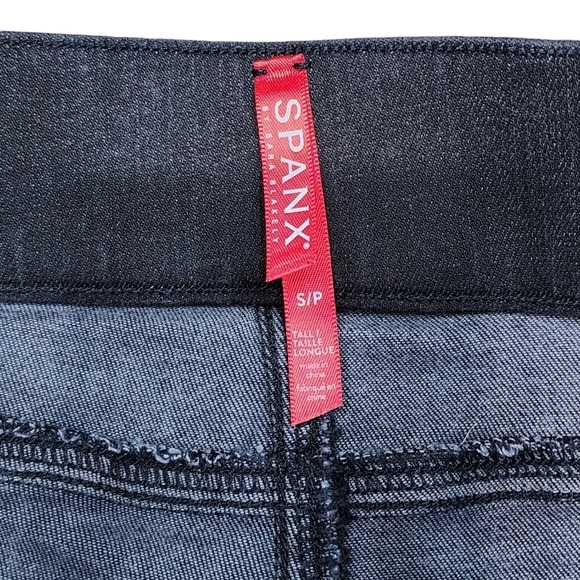 SPANX Vintage Black Distressed Ankle Jeggings - Picture 8 of 8